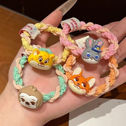 Cartoon Logo For "Zootopia" Featuring Wild Animals Judy Nicki Hairband