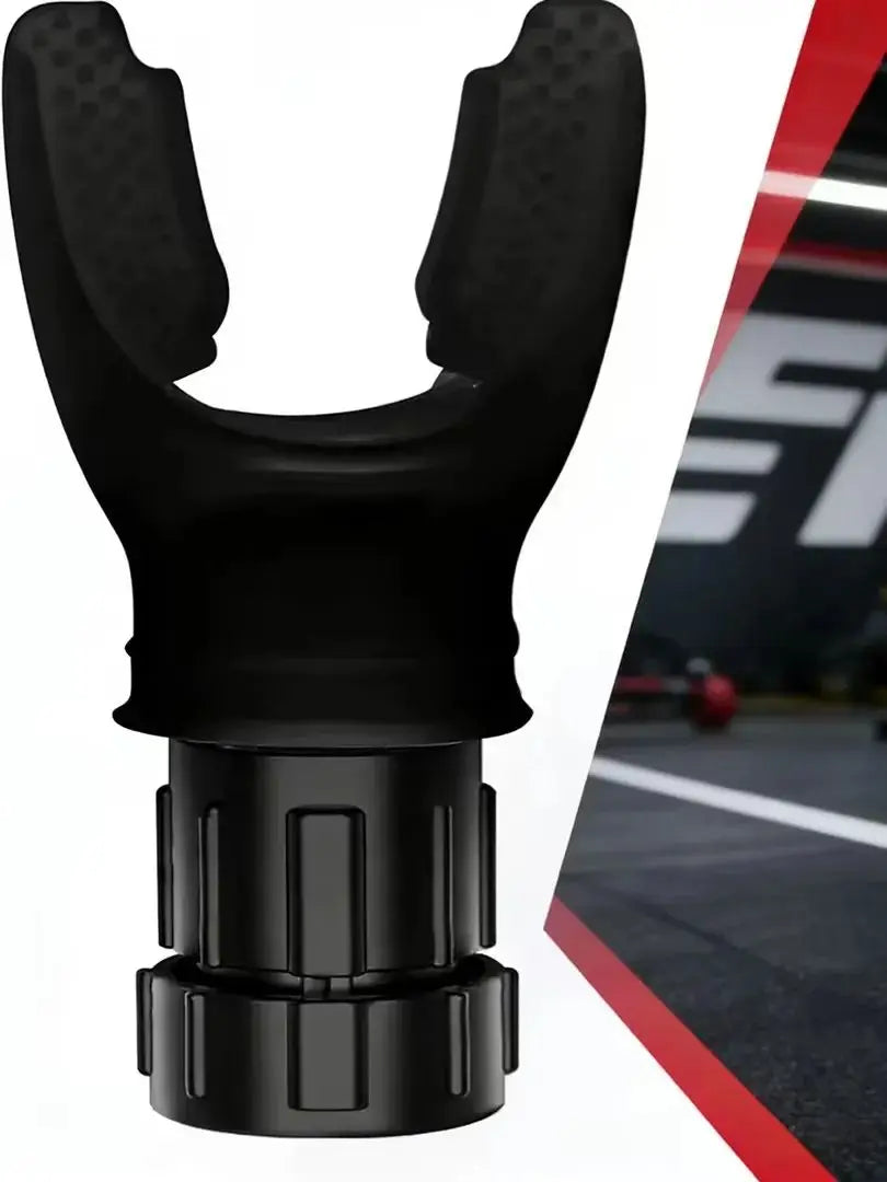 Silicone Breathing Fitness Exercise Equipment Portable Throat Adjustable Resistance Breathing Exercise Device
