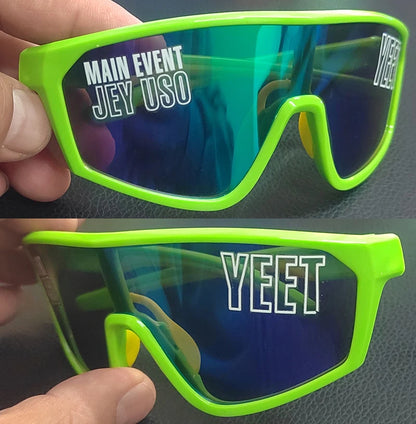 Jey Uso YEET Sunglasses Sports Shades MAIN EVENT Blue Glasses Bloodline USOS RARE Colors Motorcycle Glasses