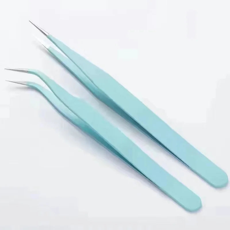 2pcs Tweezers Creative Macaroon Color Clip for DIY Decroative Journal Diary Scrapbook Sticker Tool Back To School Student Supply