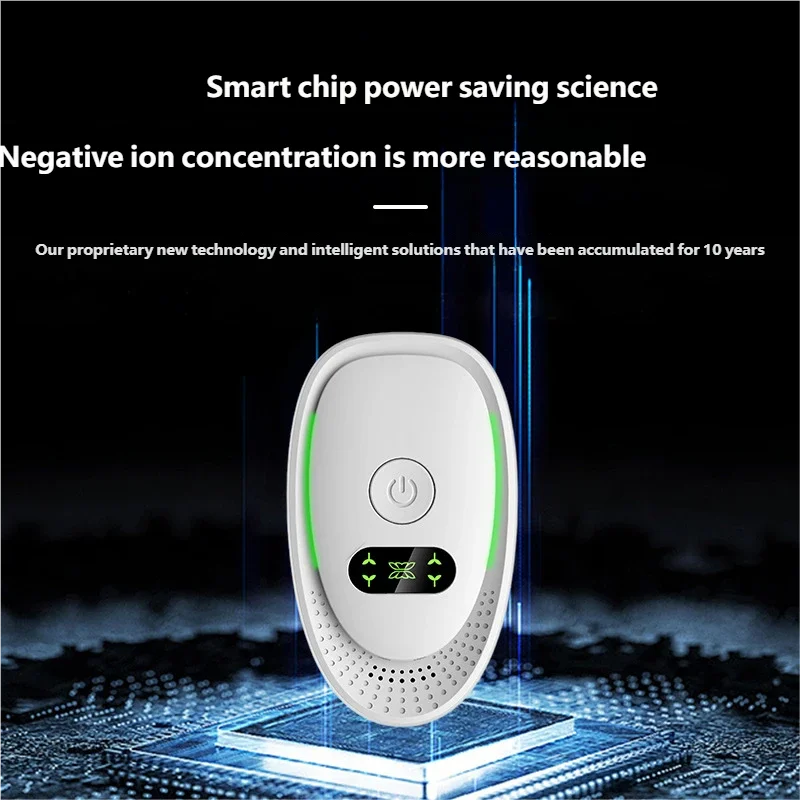 HOMEFISH 2026 New Negative Ion Air Purifier Pet Deodorizer Odor Deodorizer Intelligent Negative Ion