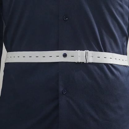 Men'S Nylon Shirt Stays with Anti-Slip Elastic Grip and Adjustable Buckle - Non-Textile Weaved Shirt Holder Straps