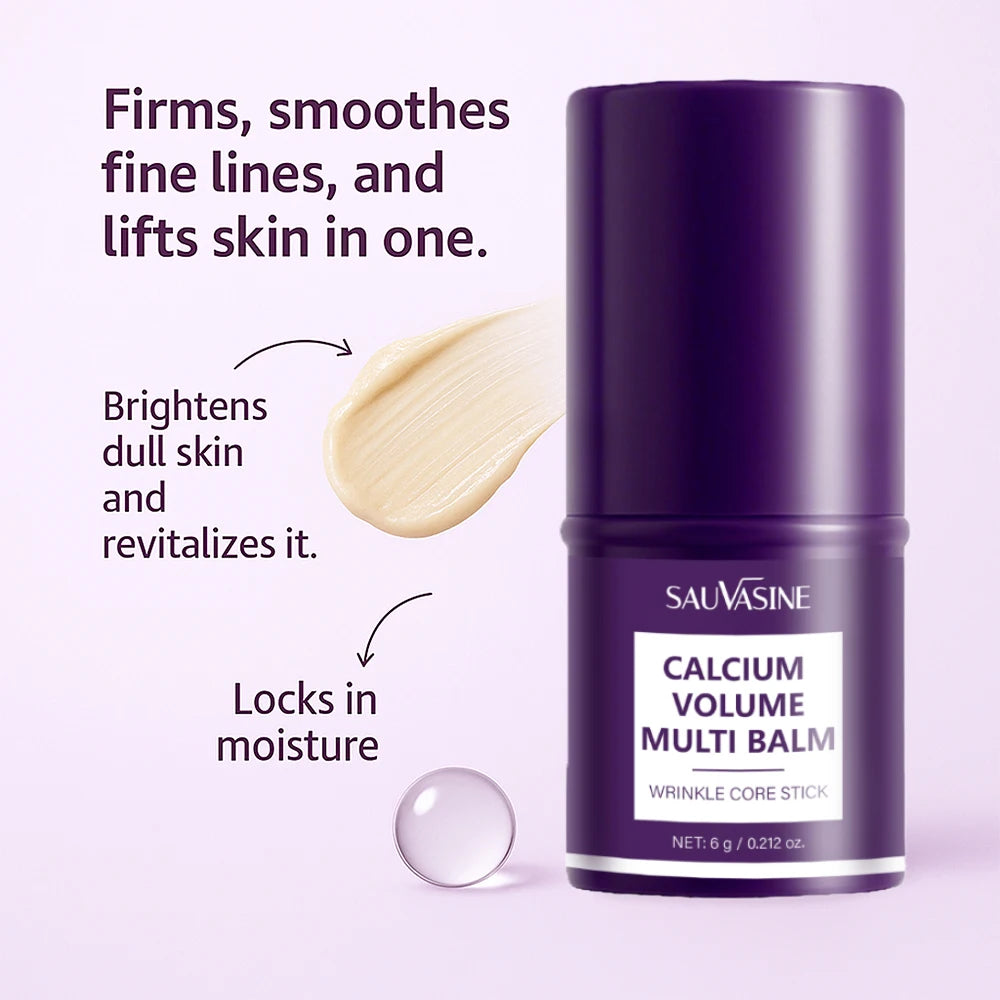 Calcium Volume Multi Balm for Smoothing Fine Lines Firms and Lifts Eye Skin Stick for Unisex Brightens& Moisturizes Skin