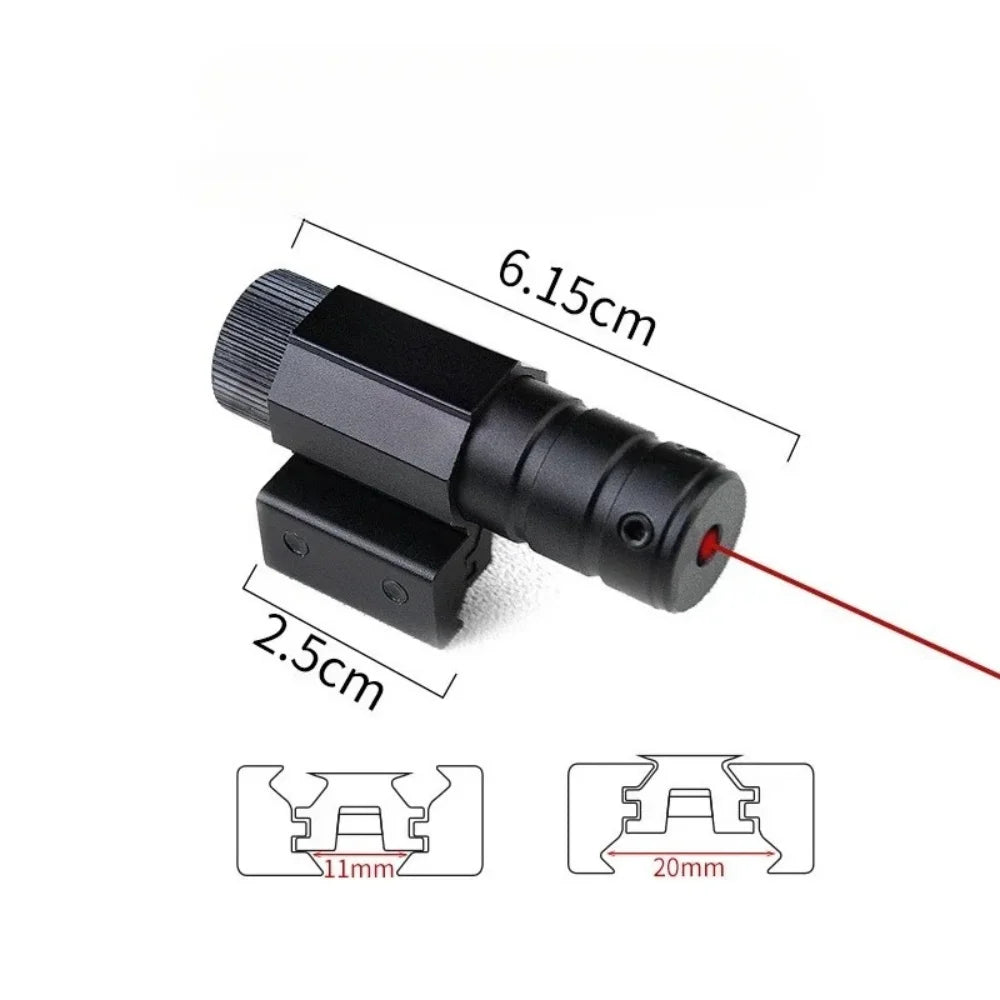 Adjustable Red Dot Positioning Pointer Universal Picatinny Mount Locator Outdoor Long Range Auxiliary Positioning Calibration