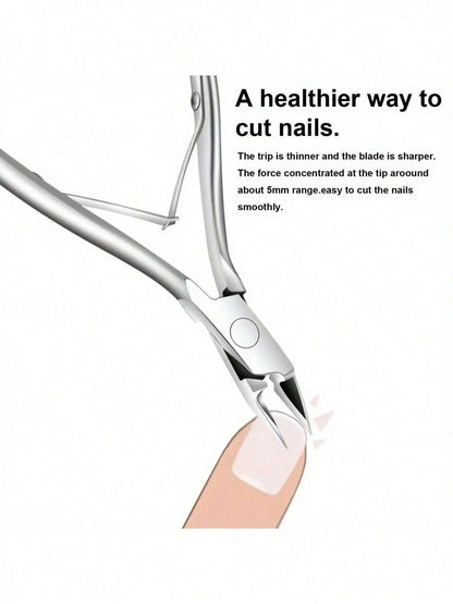 Professional German Eagle Beak Nail Clippers - Precision Cutters for Thick Nails, Ideal for Manicure