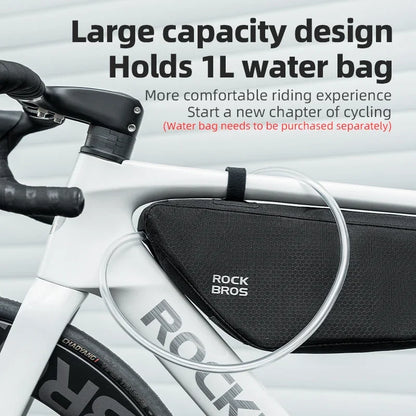 ROCKBROS Bicycle Bag Top Tube Bag / Bottom Tube Bag Large Capacity Waterproof MTB Road Bike Triangle Pannier Front Cycling Bags