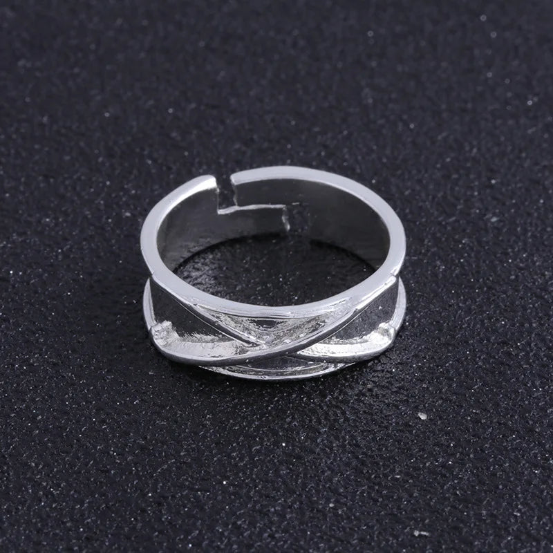Anime Super Black Son Goku Ring Saiyan Cosplay Decoration Adjustable Finger Rings Fashion Jewelry Accessories Gifts