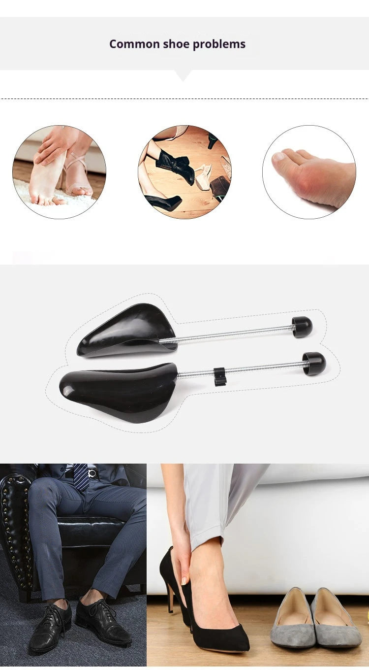 New Spring-loaded Shoe Lasts Sneakers Anti-deformation Internal Support Shoe Stretchers Leather Shoes Anti-wrinkle Shoe Trees