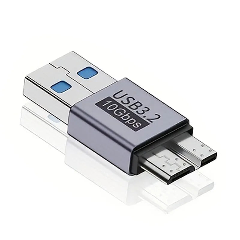 USB C 3.2 Micro B Male to Type C Female Adapter Type-C To Micro B Connector for Laptop External Hard Drive Disk Box Samsung S5