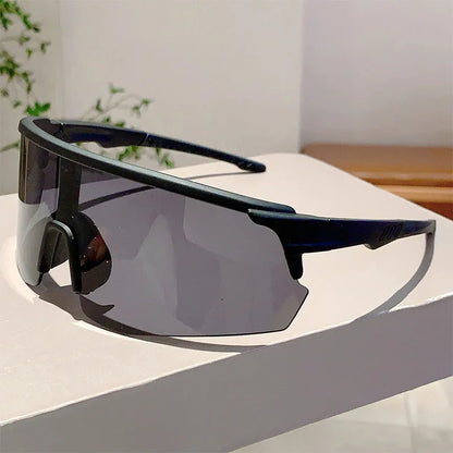 Oversized Fashion Cycling Sunglasses Anti Wind Flash Coating Protective Glasses UV400