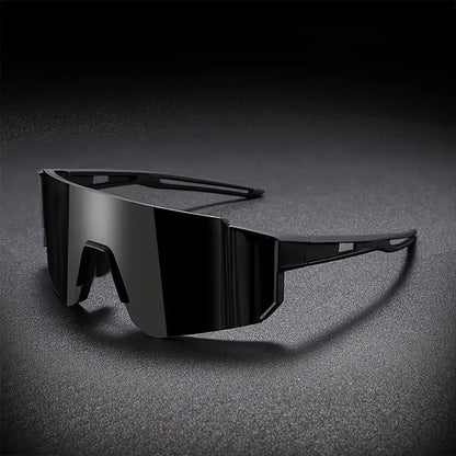 2PCS Oversize Cycling Sunglasses UV400 Protective Outdoor Sports Climbing Driving Bike Glasses Men Women Bicycle Goggles