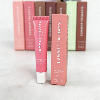 Summer Fridays Lip Balm Moisturizing Mirror Lip Gloss Lip Vanilla Pink Sugar Pink Guava Smell Lipstick Transparent Oil Makeup