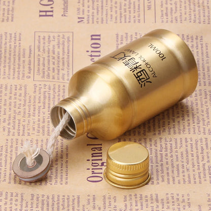 100ML Stoves Alcohol Lamp Portable Aluminum Alloy Lamp Alcohol Liquid Stove For Outdoor Survival Camping Laborotary Teaching