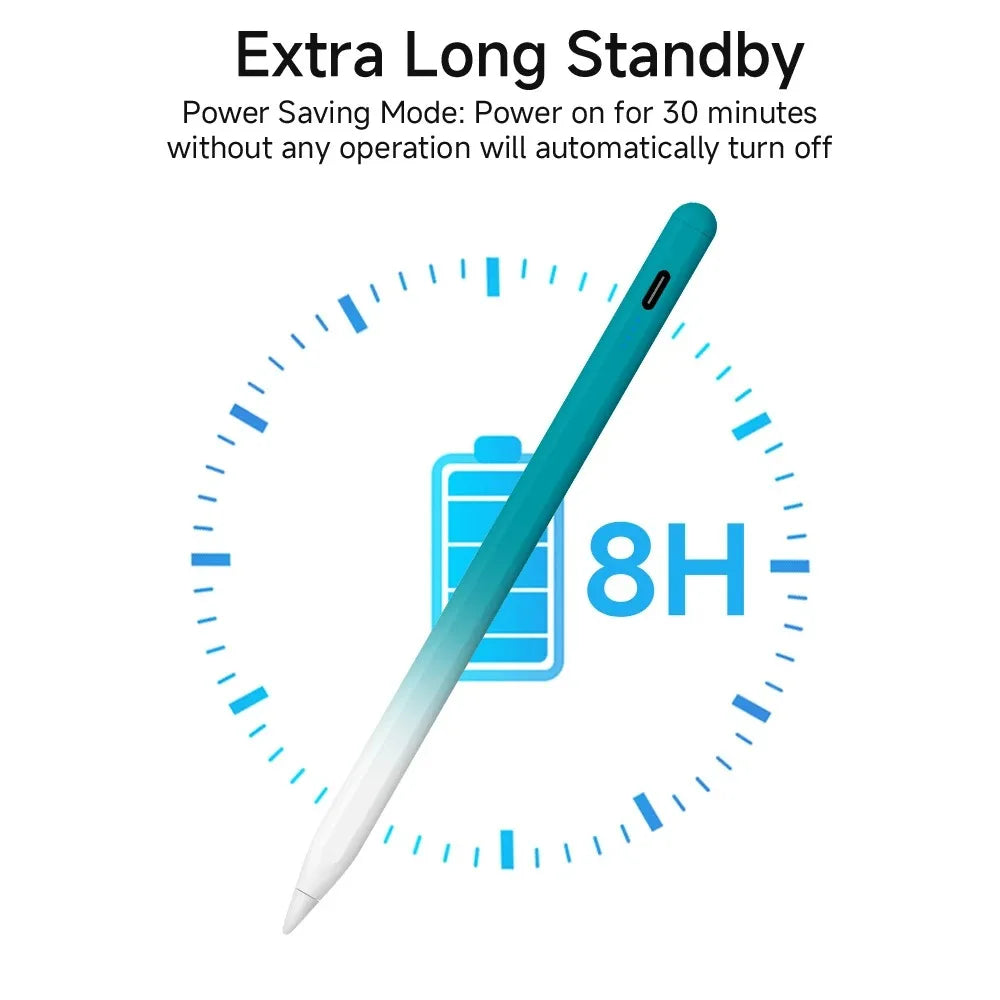 Stylus Pen For Apple Pencil with LED Power Indicators Palm Rejection Touch Pen For 2026 2025 2022 2021 2020 2019 2018 iPadPencil