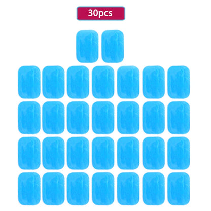 Replaceable Gel Pads for EMS Neck Massager Muscle Stimulator Sticky Stable Massager Sticker Gels for Deep Tissue Therapy