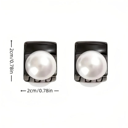 2pcs Light Luxury Pearl Hair with Mini Strong Grip Design Suitable for Fragmented Fashion Elegant Texture Versatile Headwear