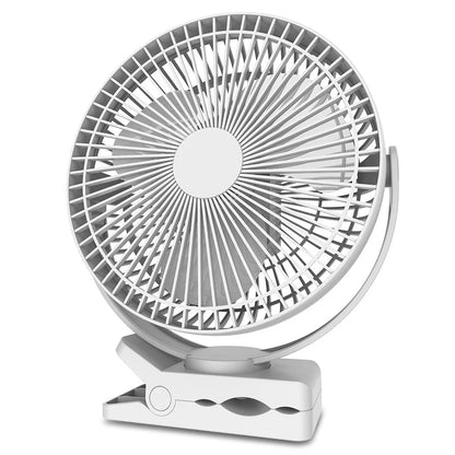 USB Charging Home Room Table Wireless Electric Fan 10000mAh Battery Outdoor Travel Portable Clip Ceiling Fan 4 Speed Adjusted