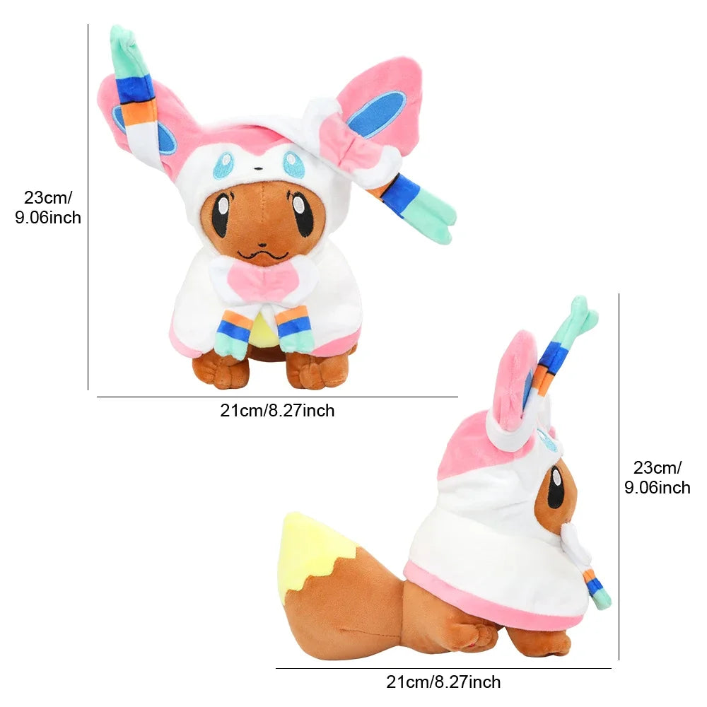 Eevee Cos Umbreon Espeon Jolteon Flareon Glaceon Vaporeon Sylveon Leafeon Plush Toys Stuffed Soft Stuffed Animal Plushies 20CM
