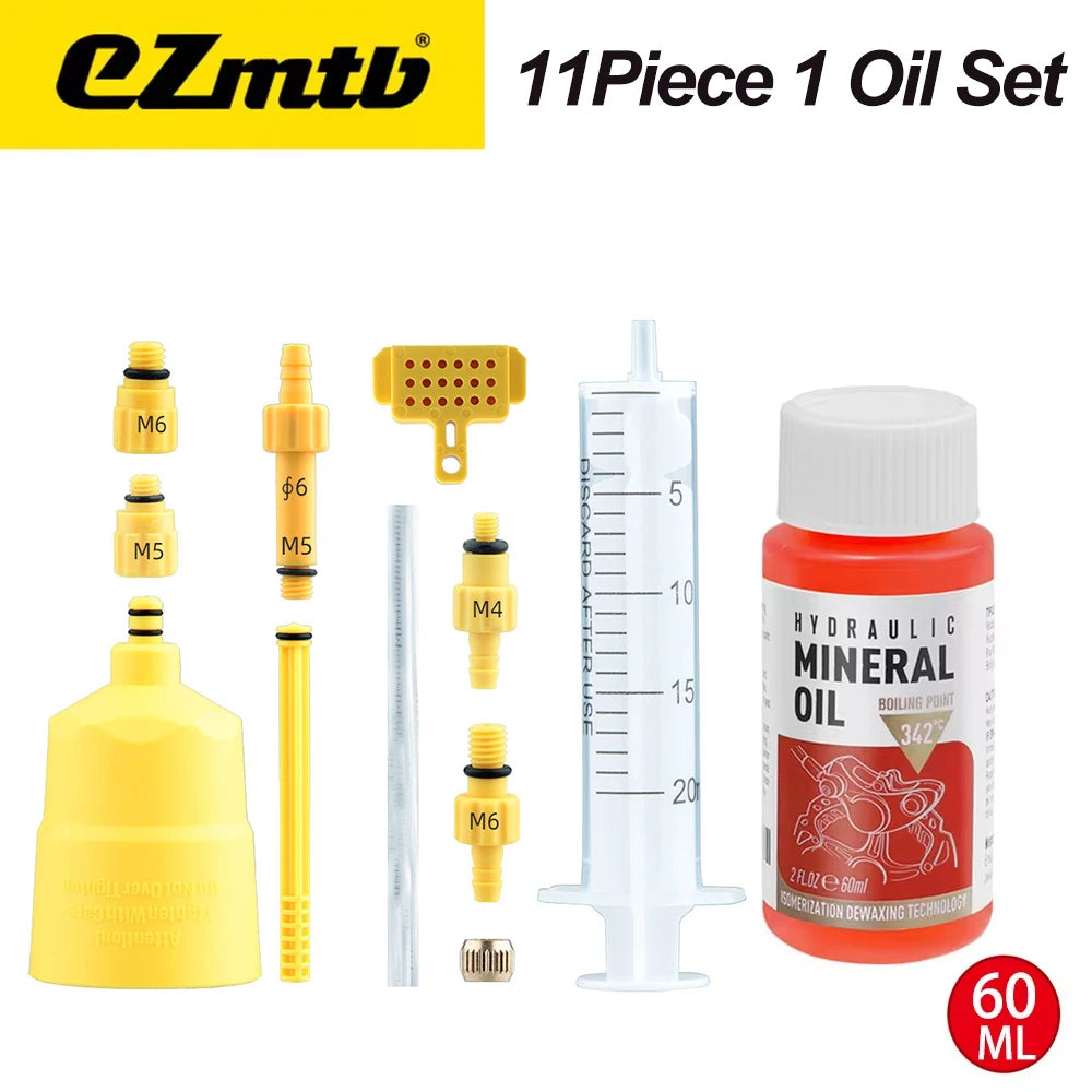 60～120ML Bicycle Brake Oil Bleed Kit Tools For SHIMANO,TEKTRO,Avid,Series MTB Road Bike Brake Repair Tool