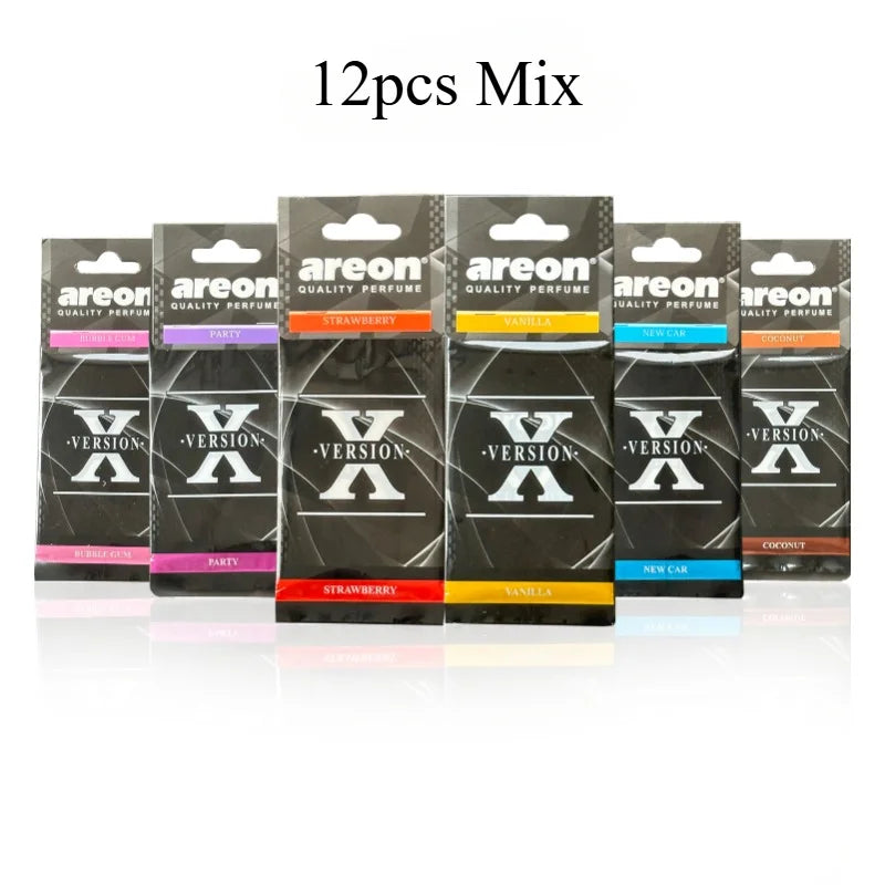 Our High-Quality [Shape X] car air fresheners, which can be used as decorations for car rearview mirrors, are available in sets