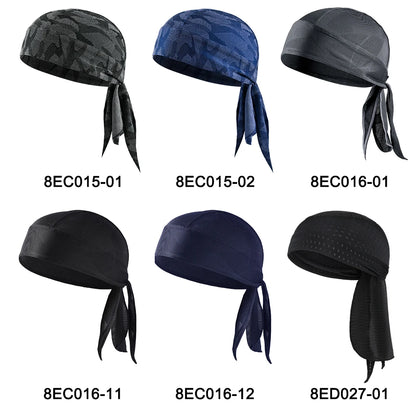 Summer Breathable Running Caps Pirate Hat Outdoor Sport Sun Protection Headscarf Cycling Helmet Liner Quick Dry Beanies Bandana