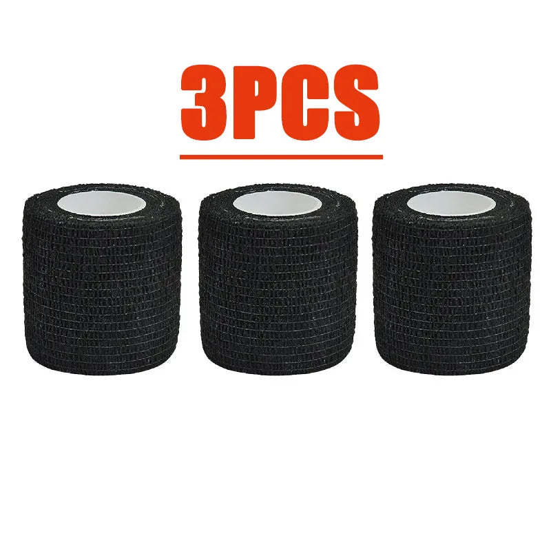 3/15/30/48Pcs Black Sport Self Adhesive Elastic Bandage Wrap Tape Elastoplast For Knee Support Pads Finger Ankle Palm