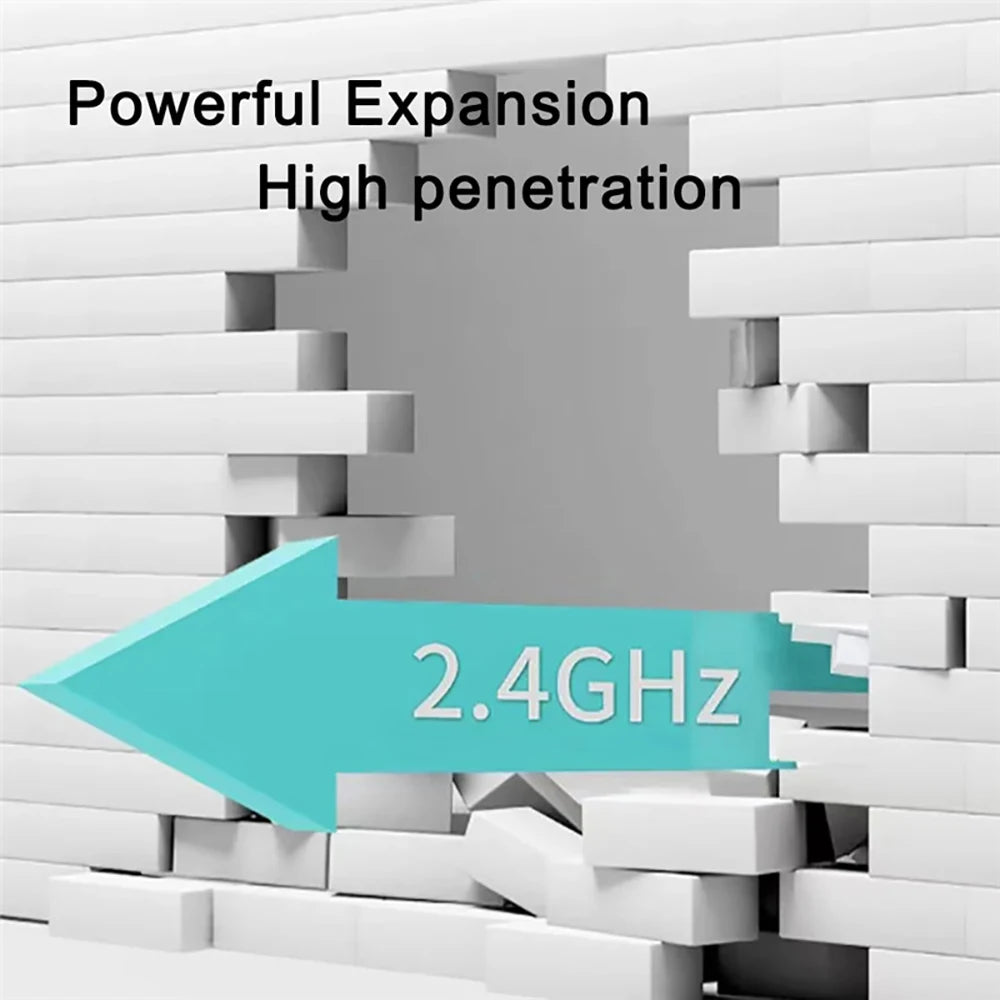 Kebidumei 1200/300Mbps Wifi Repeater Amplifier 2.4G 5G Network Expander Range Extender WiFi Signal Booster Wireless Wi-Fi Router