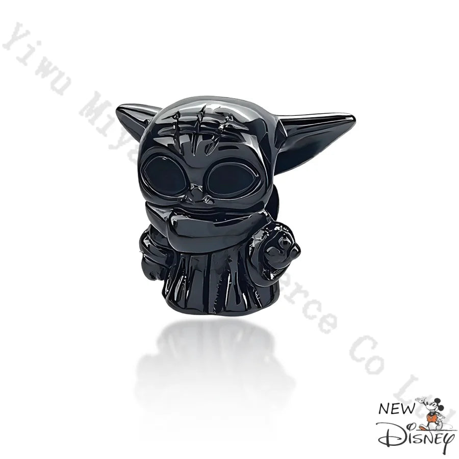 Disney 2026 Charms for Bracelet 925 Sterling Silver Darth Vader Grogu Beads Pendant DIY Jewelry Making Gift for Women Men Fans