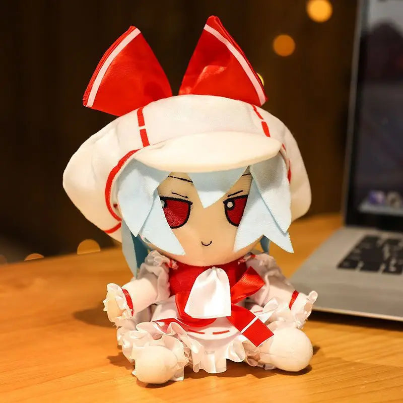 20cm Touhou Project Hakurei Reimu Kirisame Cirno Fumo Flandre Scarlet Anime Peripheral Plush Toys Touhou Kid Birthday Gifts