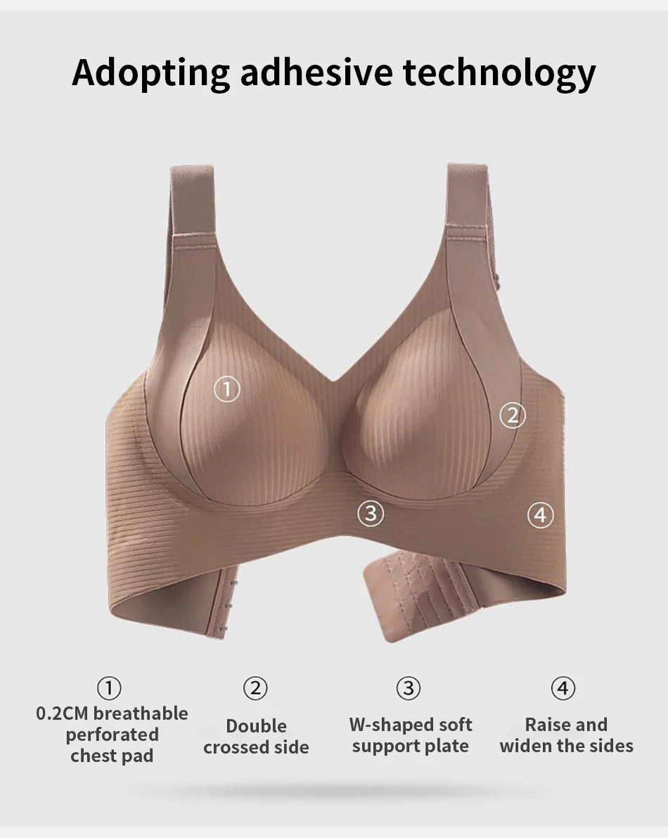 Women Maternity Bra Non Slip Shoulder Strap Bralette Simple and Casual No Underwire Padded Full Cup Size Adjustable Underwear