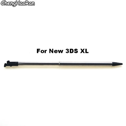 1PC Black Metal Telescopic Stylus Plastic Stylus Touch Screen Pen for 2DS 3DS New 2DS LL XL New 3DS XL For NDSL NDSi NDS