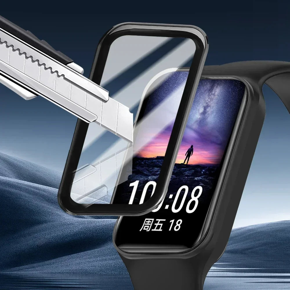 Curved Film for Xiaomi Mi Band8 Active Screen Protector Anti-scratch Full Cover Protective Film for Mi Band 9 Active Not Glass