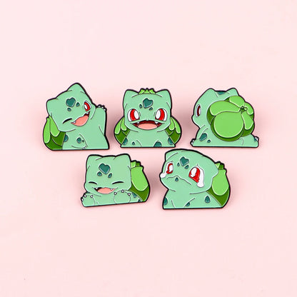 Cute Anime Elf Monster Enamel Pin Cool Game Brooches Lapel Badges Briefcase backpacks Accessories Decoration Jewelry Kids Gift