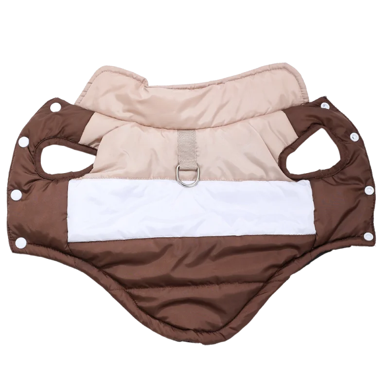 Pet Dog Hiking Jacket With R-ing Warm Dog Clothes Windproof Outdoor Camping CoatFor Small Dog Coat Chihuahua Yorkshire Outfits