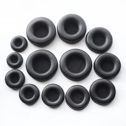 R Ear Pads For Headphones Covers Sponge Leather Foam Cushion 40mm 50mm 55mm 60mm 65mm 70mm 75mm 80mm 85mm 90 95 100 105mm 110mm