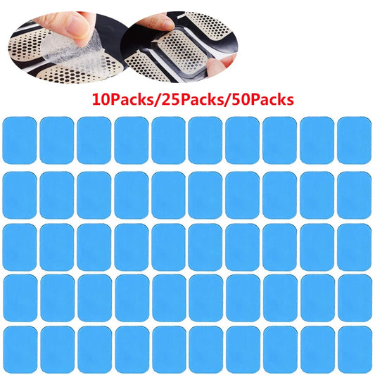 100Pcs Abs Stimulator Gel Pads Replacement Gel Stickers Hydrogel  For EMS Muscle Training Massager ABS Abdominal Trainer