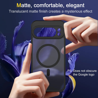 Matte Translucent Magnetic Case For Google Pixel 10 9 10pro 9pro 10pro XL 9A For Magsafe Wireless Charge Shockproof Cover