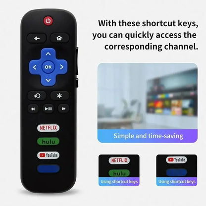 New Television Remote Control Replacement Remote Control For Roku TV 55UP120 32S4610R 50FS3750 32FS3700 32FS4610R 32S800 32S850