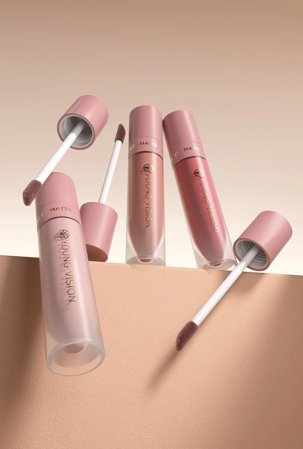 8 Color Nude Brown Matte Liquid Lipstick Velvet Sexy Dark Red Lip Glaze Non-stick Cup Not Easy To Fade Lip Gloss Lipstick Makeup