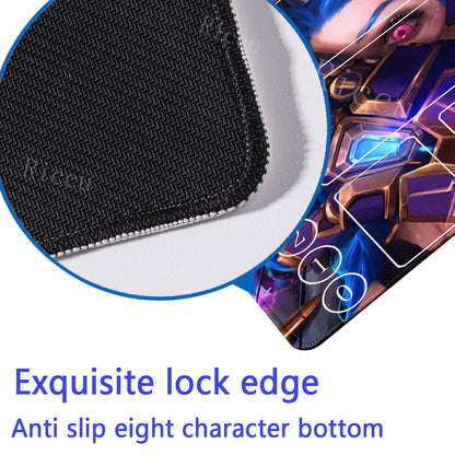 Riftbound LTCG Card playmat League of Mouse Pad Legends Jinx Series LOL 600x350mm overlock Board Game HD Printing XXL Desk Mat
