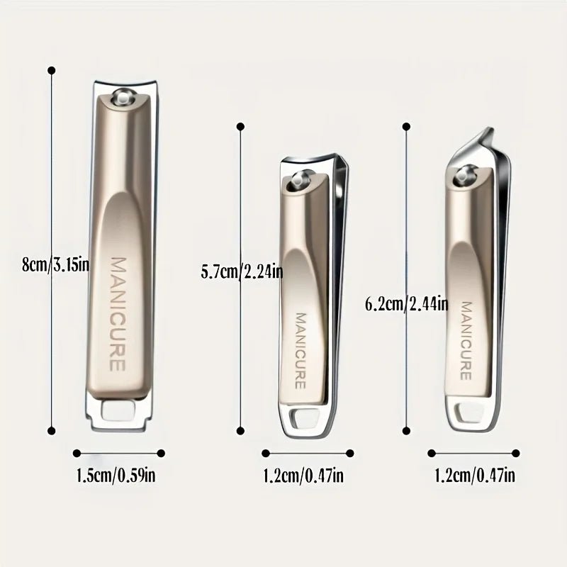 High-Quality 5pcs Nail Care Set Including Nail Clippers a Nano File And an Ear Scoop All Packed in a Portable Storage Case