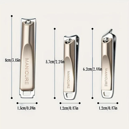 High-Quality 5pcs Nail Care Set Including Nail Clippers a Nano File And an Ear Scoop All Packed in a Portable Storage Case