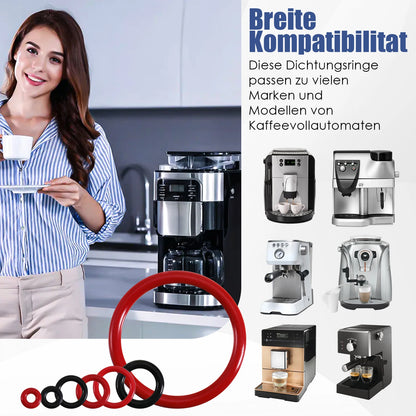 30Pcs Coffee Machine Parts High-Elasticity Rings Coffee Machine Silicone Sealing Ring Kit Quick Easy Problem-Free In Machines