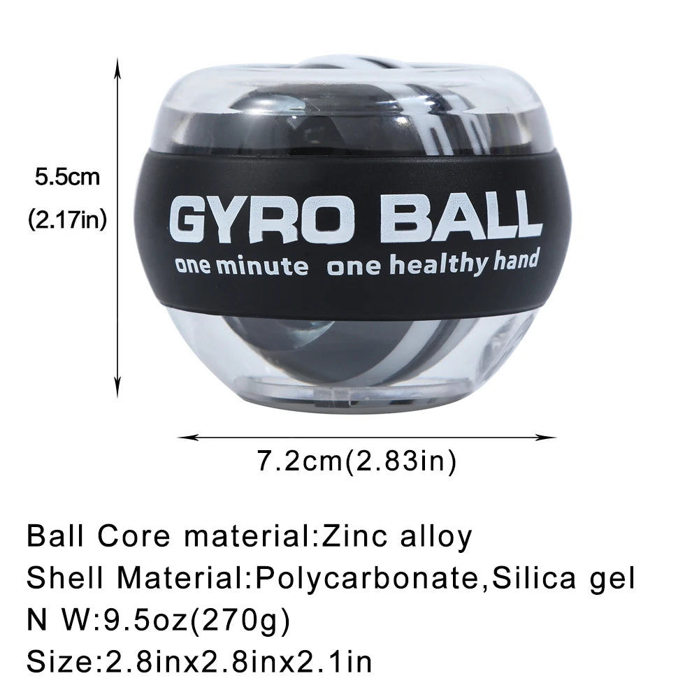 Entraîneur de puissance de boule gyroscopique de poignet à démarrage automatique, exercice d'avant-bras, dispositif renforcement