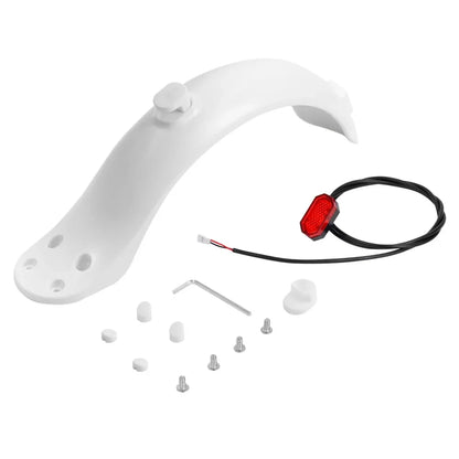 For Electric Scooter Mudguard Set 4 Screw Fender Applicable Accessories Rear Fender Four-hole Scooter With Rear Tail Light
