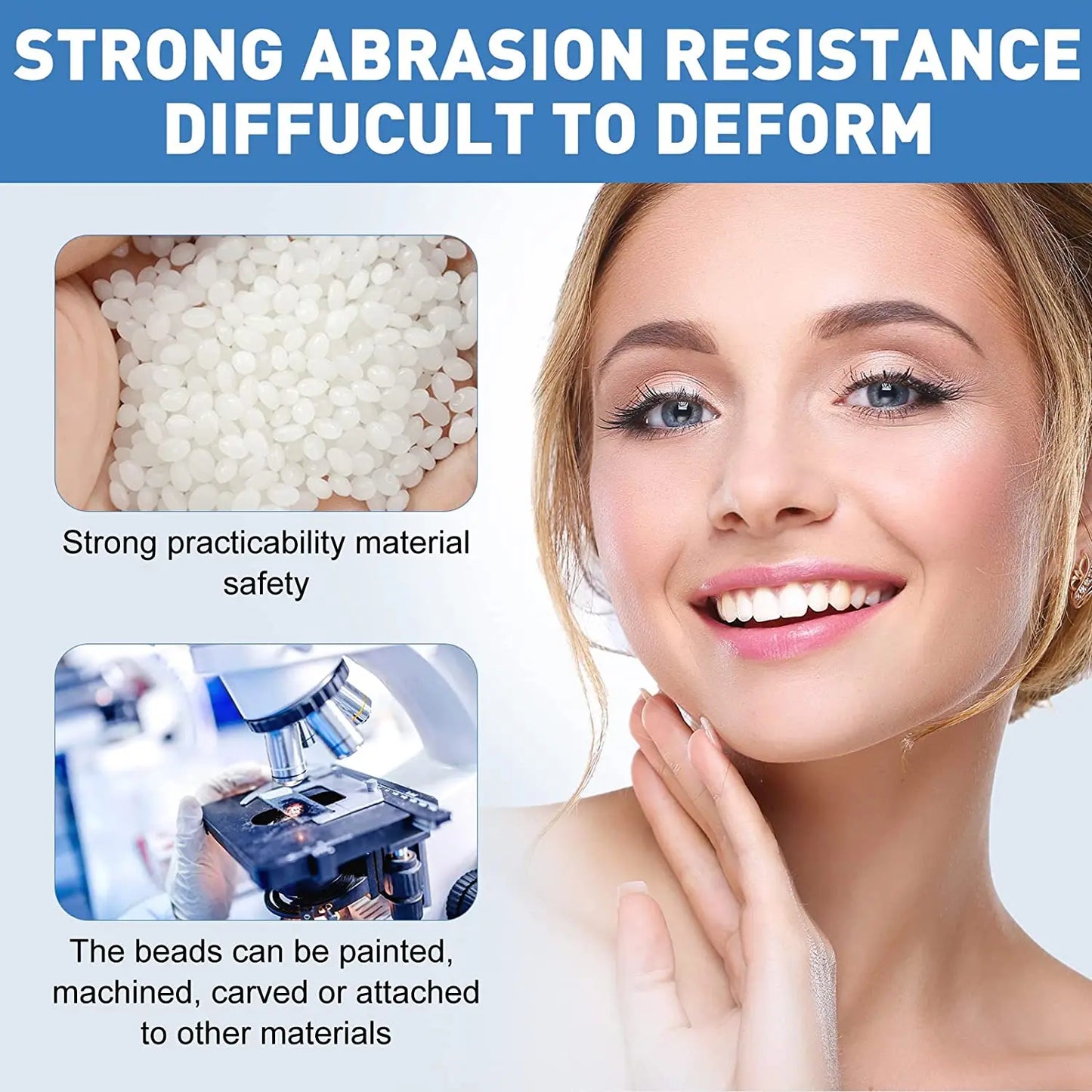 10g/bag Tooth Repair Kit-thermal Beads For Filling Fix The Missing And Broken Tooth Or Adhesive The Denture Fake Teeth Gutta Per