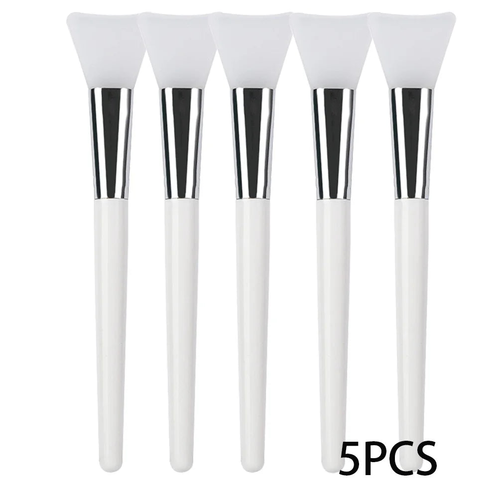 3/4PCS Silicone Face Mask Brush Application Tool Soft Silicone For Facial Mud Clay Mask Reusable Face Mask Spatula Beauty Tools