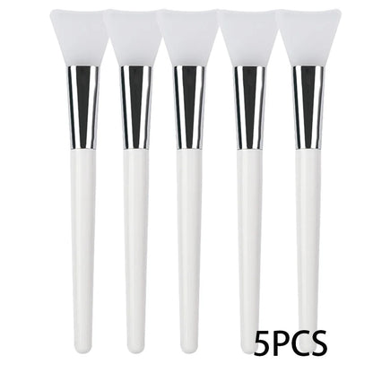 3/4PCS Silicone Face Mask Brush Application Tool Soft Silicone For Facial Mud Clay Mask Reusable Face Mask Spatula Beauty Tools