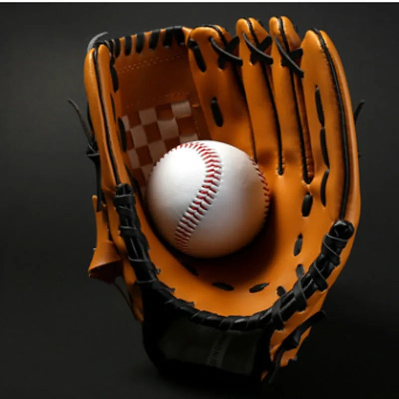 Outdoor camping sport Baseball Gloves Softball Practice Equipment Size 9.5 Left Hand For Kids/Adults Man Woman Training
