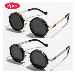 2025 Fashion New Unisex Handmade ND9 Level Sunglasses Stepless Rotating Filter Retro Polarized Sunglass Cycling Sports Glassees